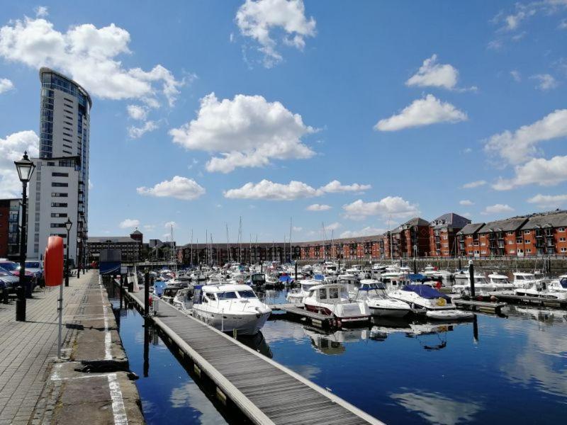 Soak Up The Light At A Soothing, Stylish Apartment In Swansea Marina Zewnętrze zdjęcie