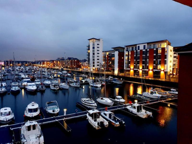 Soak Up The Light At A Soothing, Stylish Apartment In Swansea Marina Zewnętrze zdjęcie
